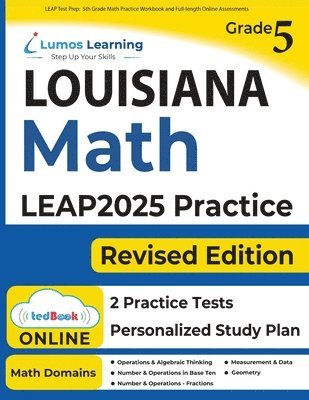 LEAP Test Prep: 5th Grade Math Practice Workbook and Full-length Online Assessments: LEAP Study Guide 1