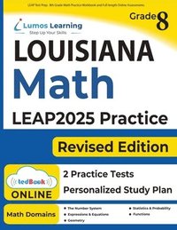 bokomslag LEAP Test Prep: 8th Grade Math Practice Workbook and Full-length Online Assessments: LEAP Study Guide