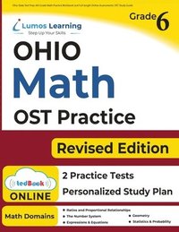 bokomslag Ohio State Test Prep: 6th Grade Math Practice Workbook and Full-length Online Assessments: OST Study Guide