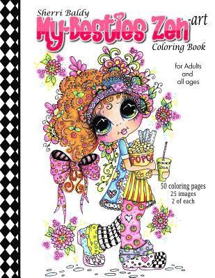 bokomslag Sherri Baldy My-Besties Zen Art Coloring Book