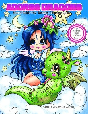 Adorbs Dragons Sherri Baldy My-Besties Coloring Book 1