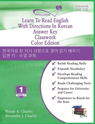 bokomslag Learn To Read English With Directions In Korean Answer Key Classwork
