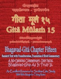 bokomslag Gita Mulam 15 - Bhagavad Gita Chapter Fifteen