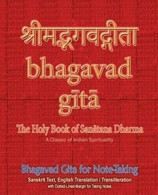 bokomslag Bhagavad Gita for Note-taking