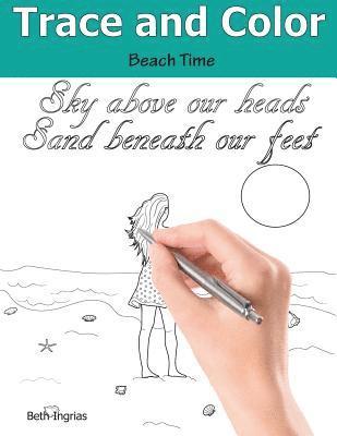 Beth Ingrias - Trace and Color: Beach Time: Adult Activity Book, Häftad
