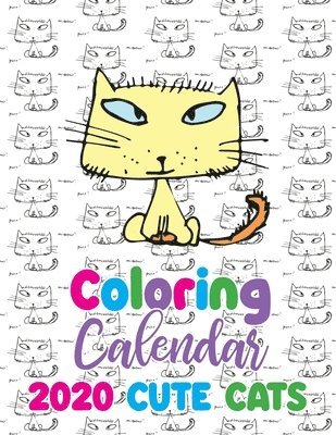 Gumdrop Press - Coloring Calendar 2020 Cute Cats, Häftad