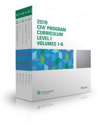 bokomslag CFA Program Curriculum 2019 Level I Volumes 1-6 Box Set