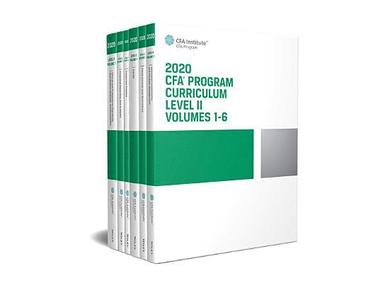 bokomslag CFA Program Curriculum 2020 Level II, Volumes 1-6 Box Set