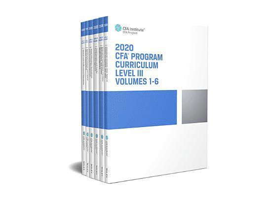 CFA Program Curriculum 2020 Level III, Volumes 1 - 6, Box Set 1