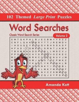Amanda Kott - Word Searches: 102 Themed Large Print Puzzles, Häftad