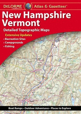 Delorme - Delorme Atlas & Gazetteer New Hampshire/Vermont, Häftad