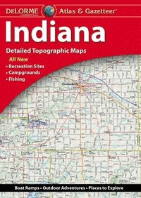 bokomslag Delorme Atlas & Gazetteer: Indiana