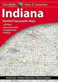 bokomslag Rand Mcnally: Delorme Atlas & Gazetteer: Indiana
