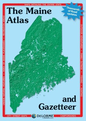 Delorme - Delorme Atlas & Gazetteer Maine, Häftad