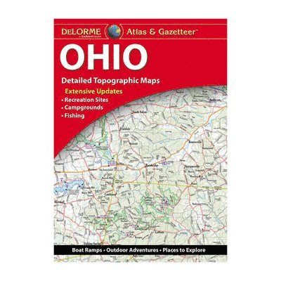Delorme - Delorme Atlas & Gazetteer Ohio 13e, Häftad