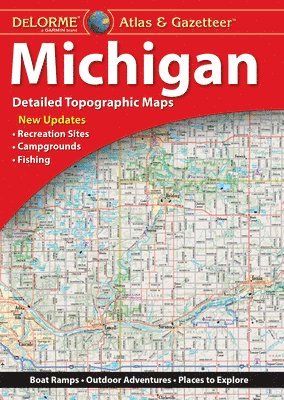 Delorme - Delorme Atlas & Gazetteer Michigan 17e, Häftad