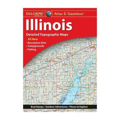 Delorme - Delorme Atlas & Gazetteer Illinois, Häftad