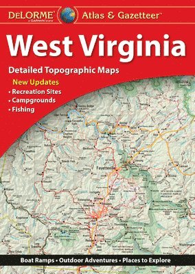 bokomslag Rand Mcnally: Delorme Atlas & Gazetteer: West Virginia