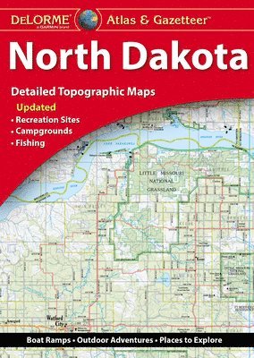 bokomslag DELORME ATLAS & GAZETTEER NORT