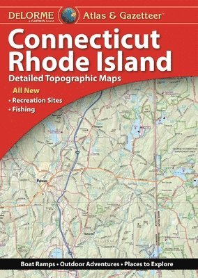 Delorme - Delorme Atlas & Gazetteer Connecticut/Rhode Island 6e, Häftad