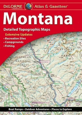 bokomslag Rand Mcnally: Delorme Atlas & Gazetteer: Montana