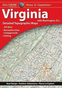 bokomslag Delorme Atlas & Gazetteer: Virginia