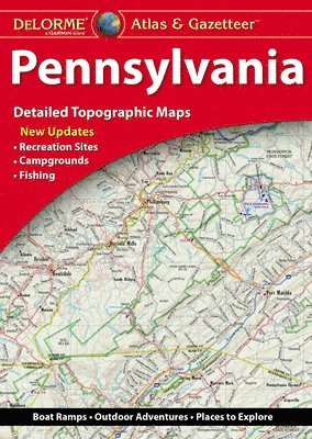 Delorme - Delorme Atlas & Gazetteer: Pennsylvania, Häftad