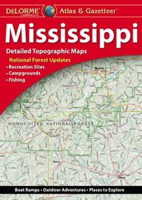 bokomslag Delorme Atlas & Gazetteer: Mississippi