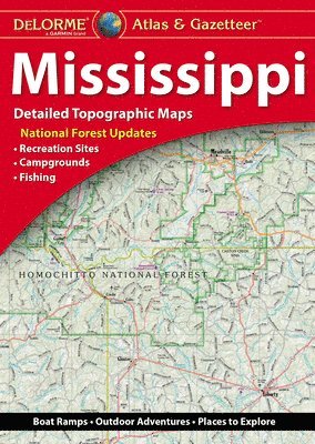 Delorme - Delorme Atlas & Gazetteer: Mississippi, Häftad