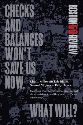 Lisa L. Miller - Checks and Balances Won't Save Us Now. What Will?, Häftad