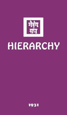 Agni Yoga Society - Hierarchy, Inbunden