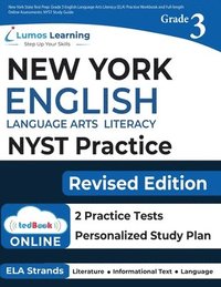 bokomslag New York State Test Prep: Grade 3 English Language Arts Literacy (ELA) Practice Workbook and Full-length Online Assessments: NYST Study Guide