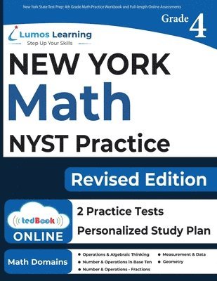 New York State Test Prep: 4th Grade Math Practice Workbook and Full-length Online Assessments: NYST Study Guide 1