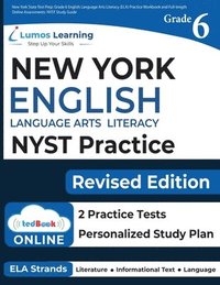 bokomslag New York State Test Prep: Grade 6 English Language Arts Literacy (ELA) Practice Workbook and Full-length Online Assessments: NYST Study Guide