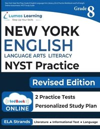 bokomslag New York State Test Prep: Grade 8 English Language Arts Literacy (ELA) Practice Workbook and Full-length Online Assessments: NYST Study Guide