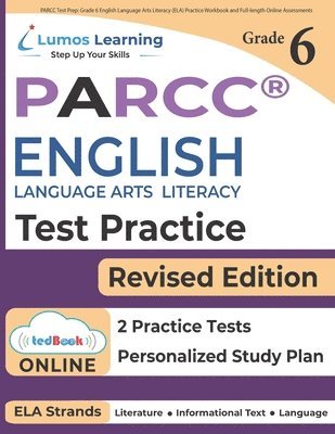 bokomslag PARCC Test Prep: Grade 6 English Language Arts Literacy (ELA) Practice Workbook and Full-length Online Assessments: PARCC Study Guide