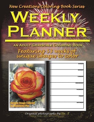 New Creations Coloring Book Series: Weekly Planner 1