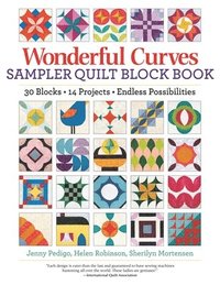 bokomslag Wonderful Curves Sampler Quilt Block Book