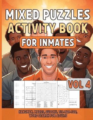 bokomslag Mixed Puzzles Activity Book For Inmates Vol 4