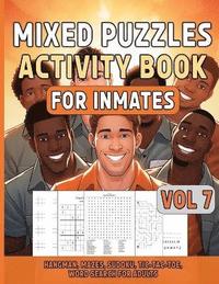 bokomslag Mixed Puzzles Activity Book For Inmates Vol 7