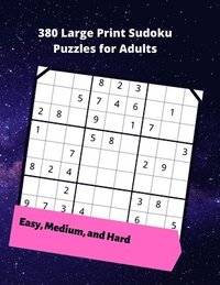 bokomslag 380 Large Print Sudoku Puzzles for Adults