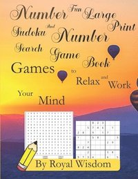 bokomslag Number Fun Large Print Sudoku and Number Search Game Book