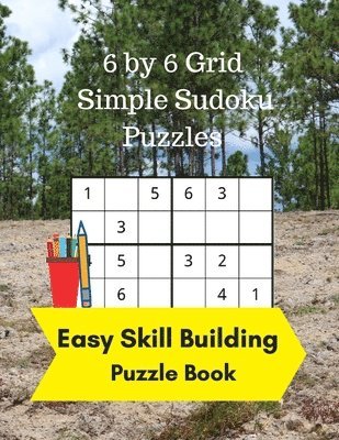 6 by 6 Grid Simple Sudoku Puzzles 1