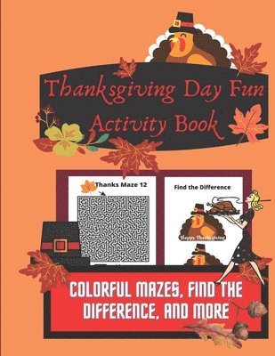 Thanksgiving Day Fun Activity Book 1