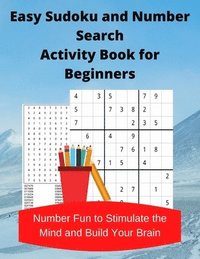 bokomslag Easy Sudoku and Number Search Activity Book for Beginners