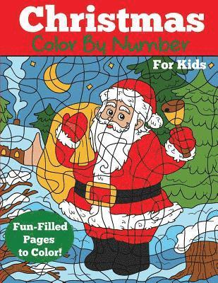 bokomslag Christmas Color by Number for Kids