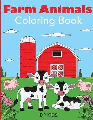 bokomslag Farm Animals Coloring Book