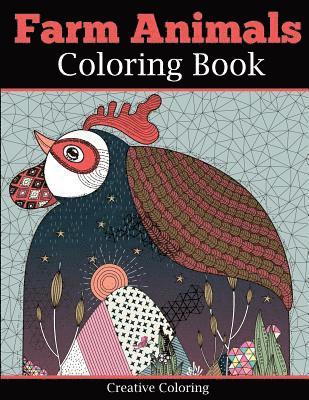 bokomslag Farm Animals Coloring Book for Adults