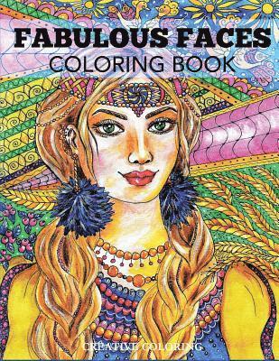 bokomslag Fabulous Faces Coloring Book