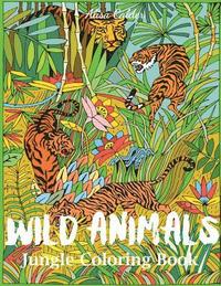 bokomslag Wild Animals Jungle Coloring Book